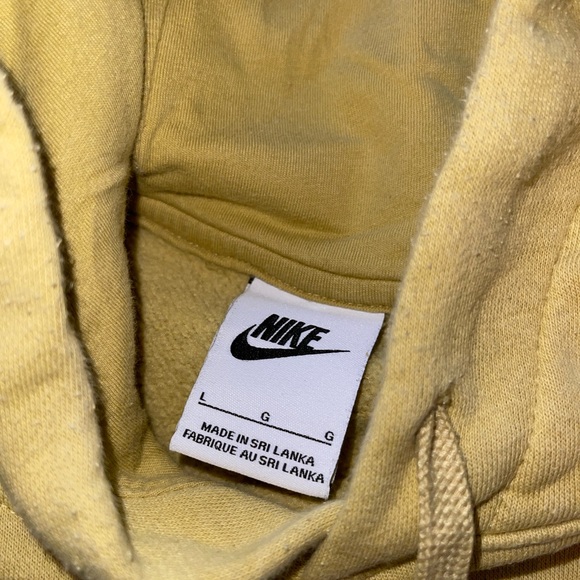 Nike Men's Yellowish gold Hoodie Sweater - Picture 2 of 2